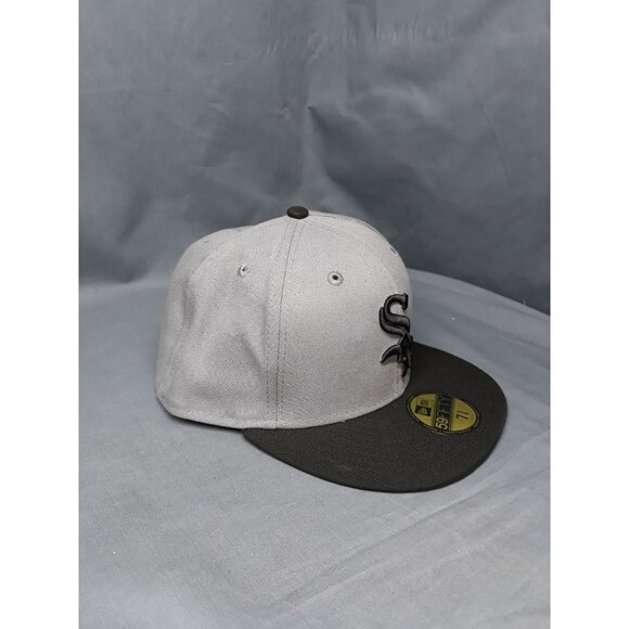 New Era 59Fifty Mens Chicago White Sox Grey Fitted  7 5/8 NEW WITH TAGS! - Picture 2 of 6